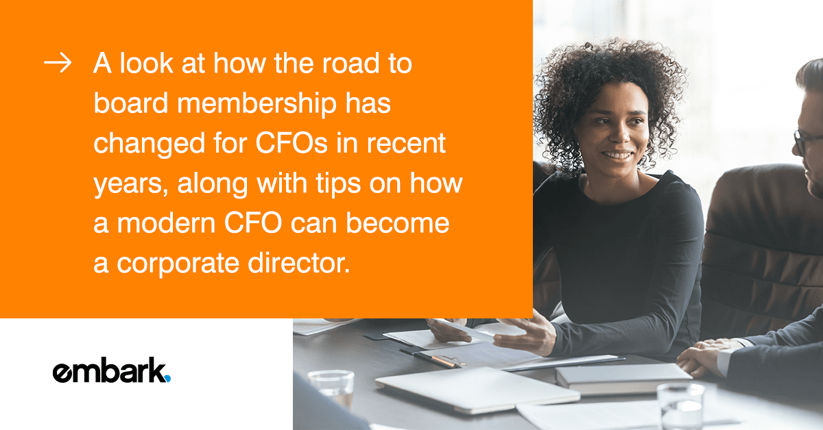 The CFO Career Path How to Join a Board of Directors